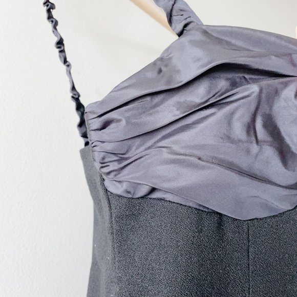 Moschino Cheap & Chic Midi length black dress 100% virgin wool women's s… - Picture 8 of 14